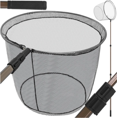 Teleskopický rybársky podberák 335 cm TRIZAND s hlbokou sieťou 48 cm