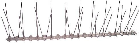 Ochranné hroty proti holubom z nehrdzavejúcej ocele 50 × 10 cm