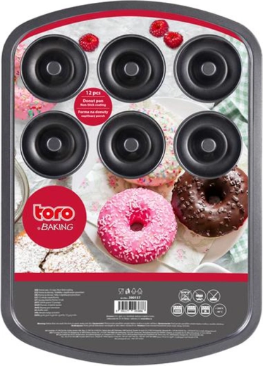 Forma na donuty TORO 12 ks 40 × 28 cm