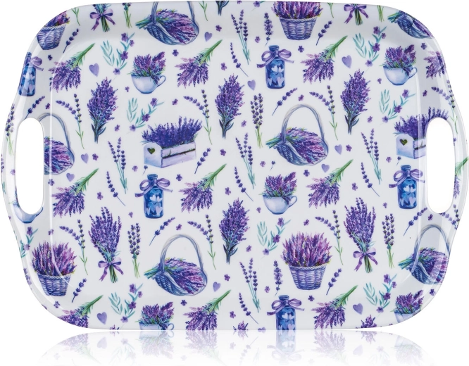 Melamínový servírovací táck s ušami 36 × 25,5 cm NEW LAVENDER
