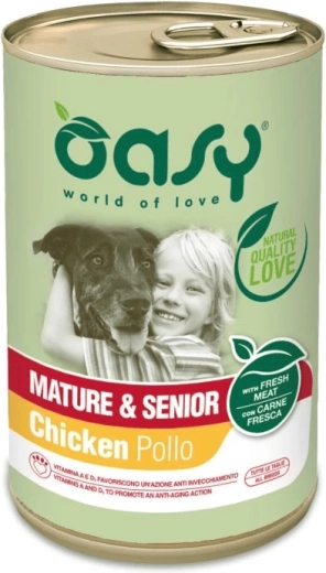 Oasy paštéta pre psy Mature & Senior 400 g