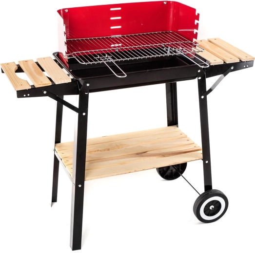 Záhradný gril na drevené uhlie WOOD 53 × 33 cm