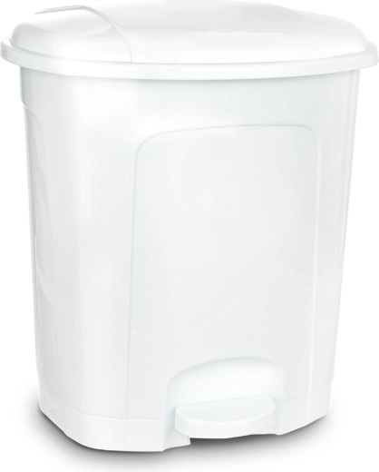Odpadkový kôš s pedálom 5,5 l biely