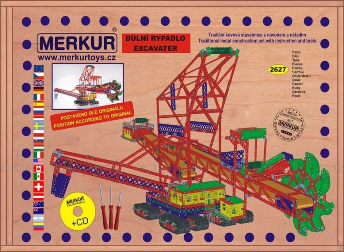 Merkur Maxi - rýpadlo, 2627 kusov
