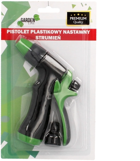 Plastová záhradná pištoľ s nastaviteľným prúdom
