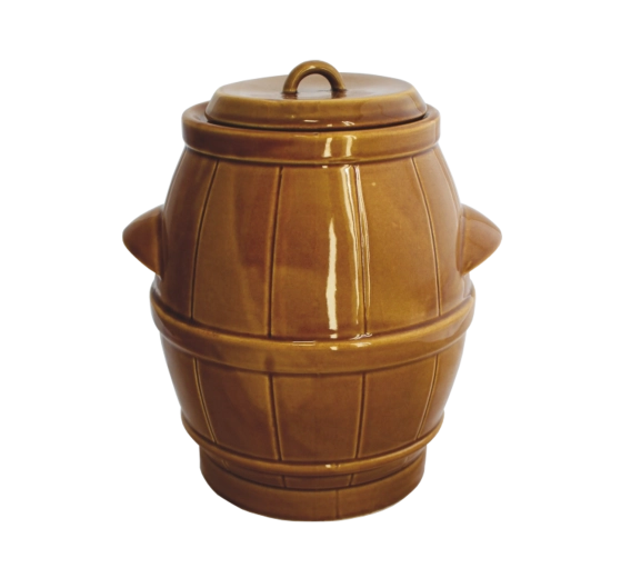 Keramický kvasák 5 l v medovej farbe
