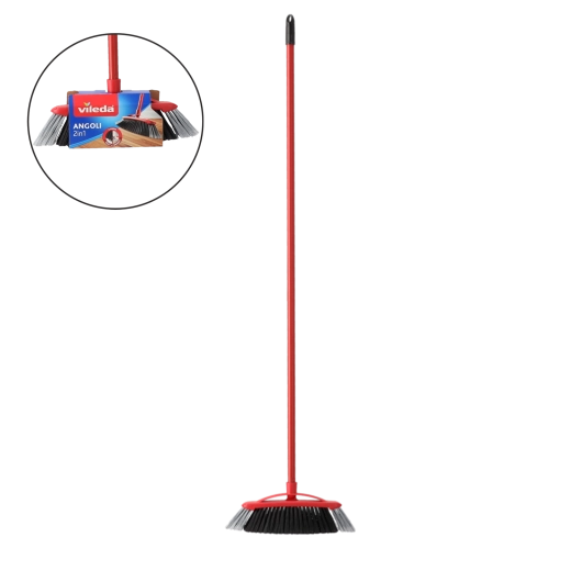 Profilovaná metla Vileda Angoli 2v1 s tyčou 130 cm