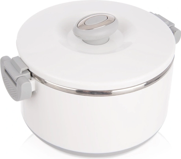 Termo jedálenská termoska z nehrdzavejúcej ocele 1,6 l biela