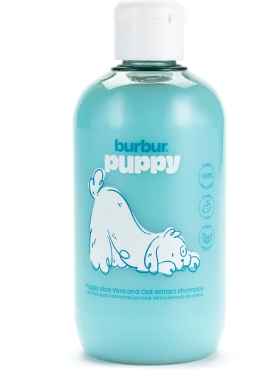 Burbur šampón pre šteniatka s aloe vera a ovsenými vločkami 400 ml