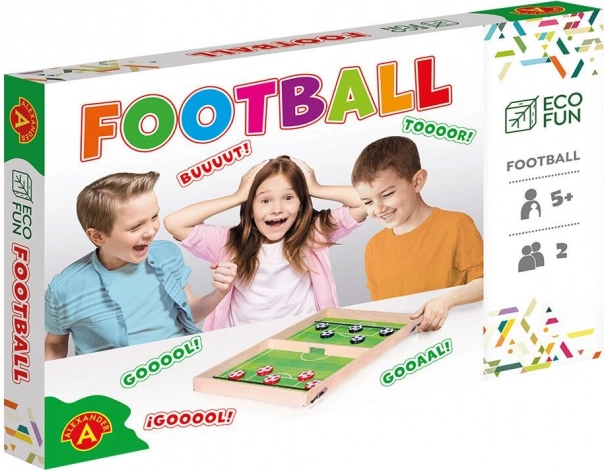 Stolný futbalový hra ALEXANDER Eco Fun z dreva pre 2 hráčov