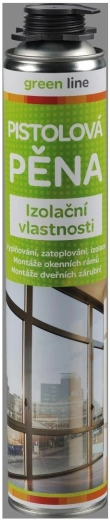 Montážna pištoľová pena GREEN LINE 750 ml