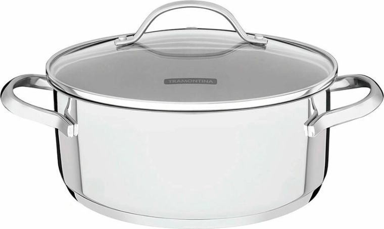 Tramontina Una hrniec so sklenenou pokrievkou 16 cm / 1,4 l