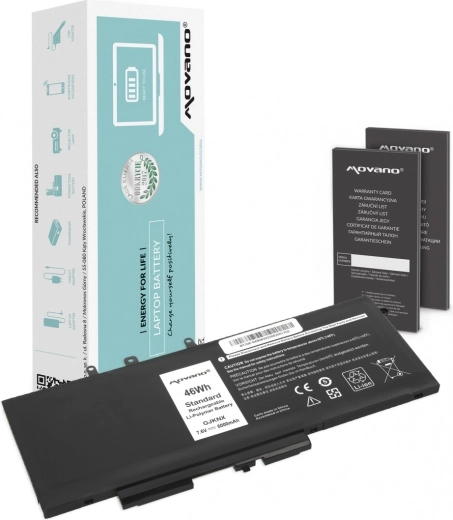 Batéria Movano pre Dell Latitude 5280/5480/5490/5590 6000 mAh (46 Wh)