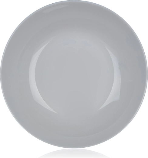 Hlboký tanier DIWALI 20 cm sklenený sivý