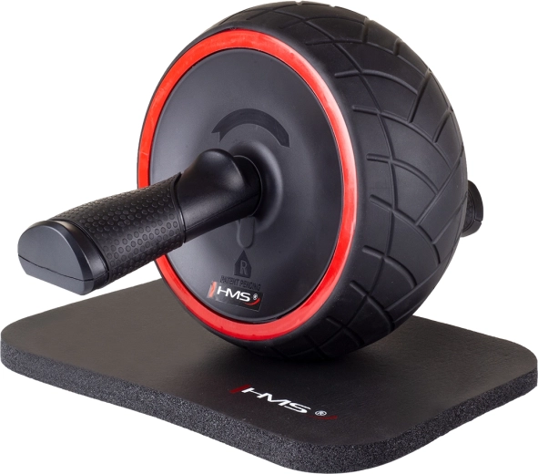 Posilňovacie koliesko na brucho HMS AB-Carver so širokým kolesom a podložkou