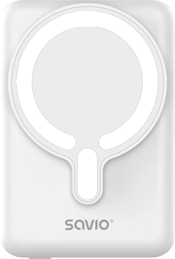 Savio magnetická powerbanka 10 000 mAh biela