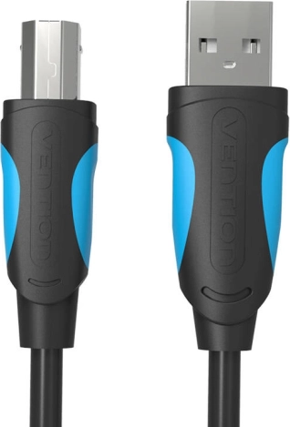Kábel USB 2.0 A k tlačiarni USB-B Vention VAS-A16-B100 1 m čierny