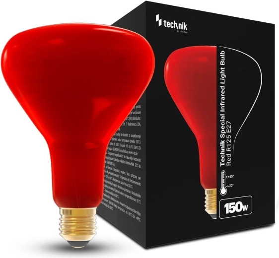 Infračervená žiarovka R125 150 W E27 Technik