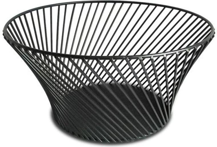 Drôtená misa na ovocie Kitchisimo čierna 25,5 cm