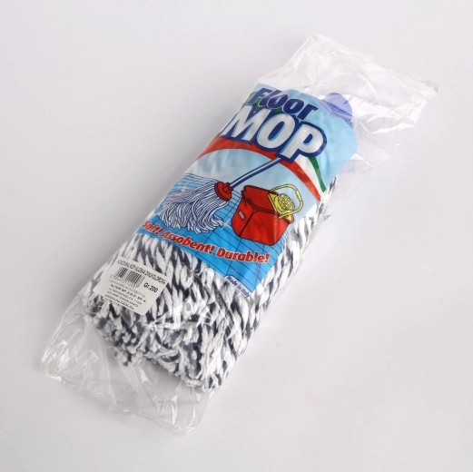Dvojfarebná bavlnená koncovka mopu 200 g