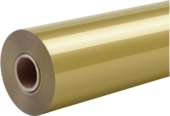 Termotransferová fólia HTVRONT Pure zlatá 30,5 cm × 1,8 m