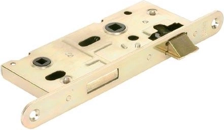 Zadlabávací zámok K111 WC 72/60 pravolevý, biely zinok, orech 6×6 mm