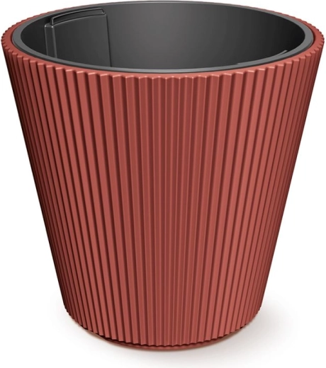 Kvetináč Milly s vložkou 46,7 cm – medená farba