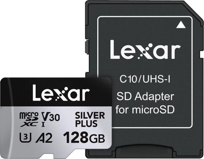 Pamäťová karta microSD 128 GB Silver Plus