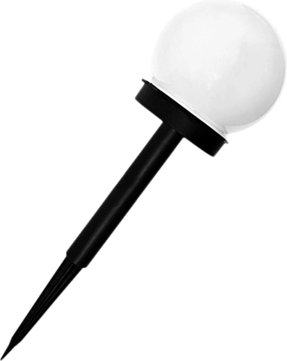 Zd50d záhradná solárna lampa biela guľa