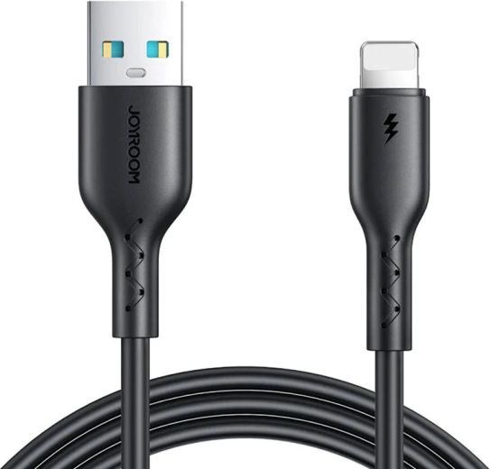 Joyroom kábel USB-A na Lightning pre rýchle nabíjanie 3 A, 1 m, čierny