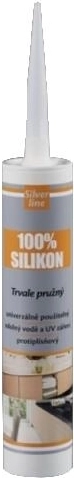 Univerzálny silikón 100 % acetátový 280 ml SILVER LINE