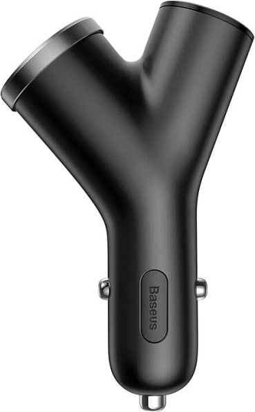 Autonabíjačka Baseus typu Y, 2× USB 3,4 A, 40 W – čierna