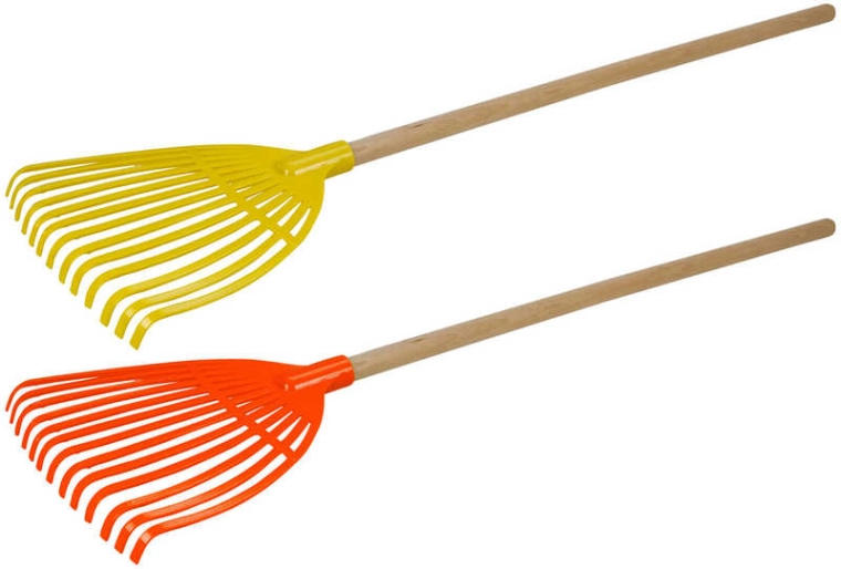 Záhradné hrable pre deti s drevenou rukoväťou Lena