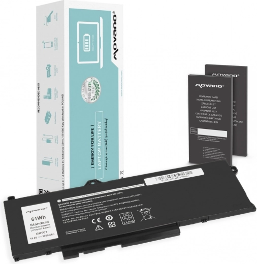 Movano batéria pre Dell Latitude 5421/5521/5531 a Precision 3470/3561/3571/3581 (GRT01) 3950 mAh 61 Wh