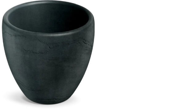 Kvetináč Cano 40 cm tmavosivý