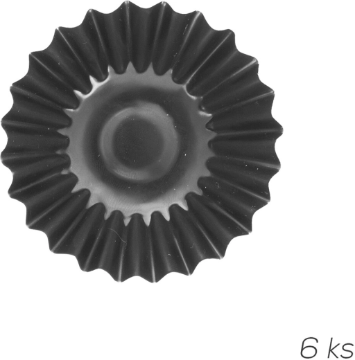 Kovové formičky na tartaletky 5,5 cm (6 ks)