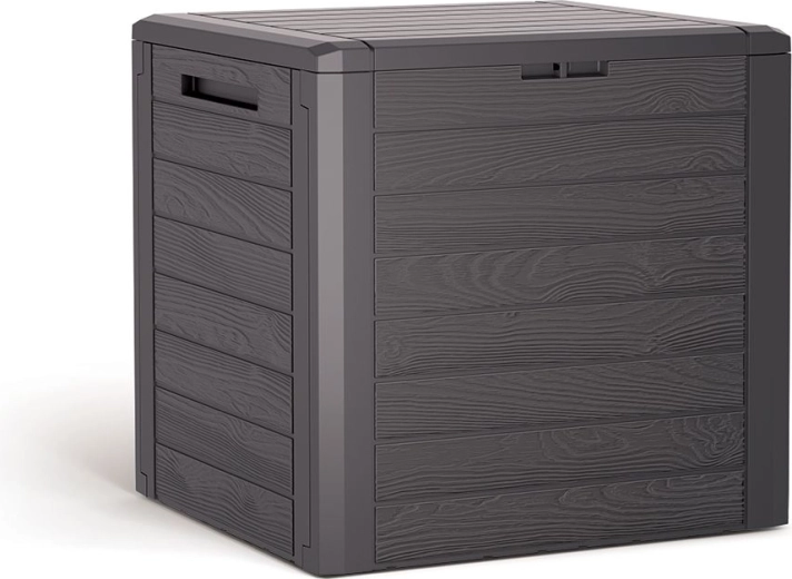 Záhradný úložný box WOODEBOX 140 l umbra