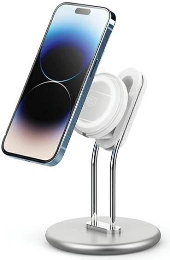Magnetický stojan na telefón MagSafe SODI SIM300, strieborný