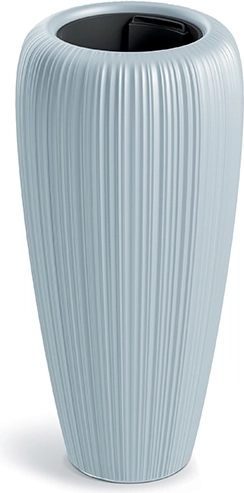 Kvetináč Orobo 29 cm svetlosivý