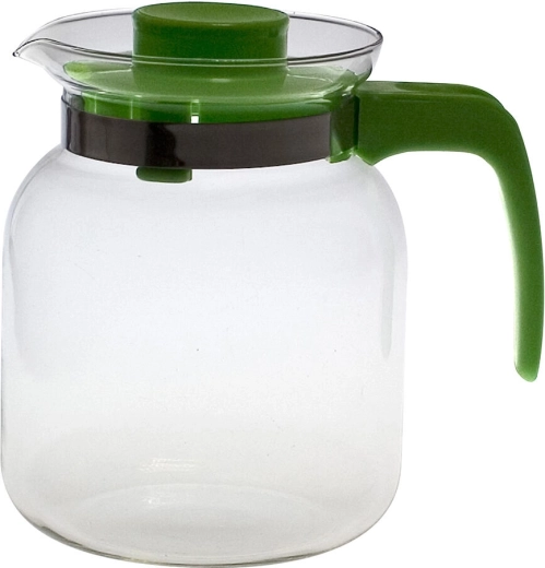 Sklenená kanvica Julie 1,45 l s plastovým viečkom a rukoväťou