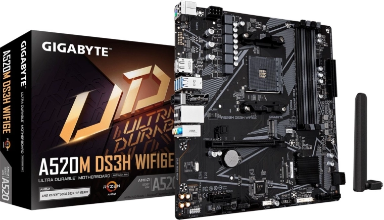 Gigabyte A520M DS3H WF6E základná doska