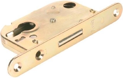 Zadlabací závorový vložkový zámok K132, biely zinok