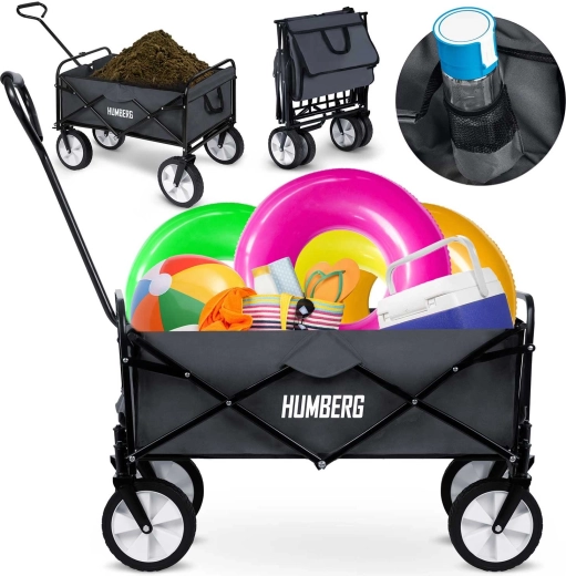 Skladací prepravný vozík 80 l HUMBERG