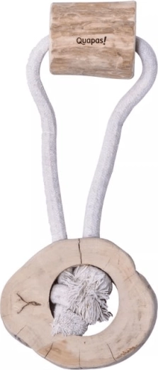 Quapas! hračka Circle z kávovníkového dreva na preťahovanie