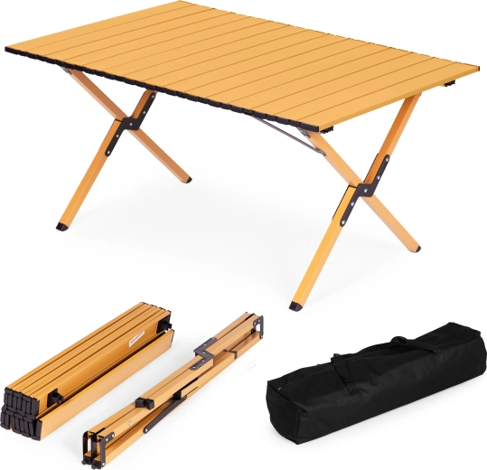 Skladací kempingový stôl 90 × 60 cm s prepravnou taškou MultiGarden