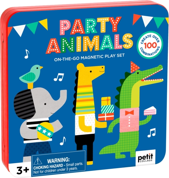 Magnetická knižka Zvieracia oslava PETIT COLLAGE