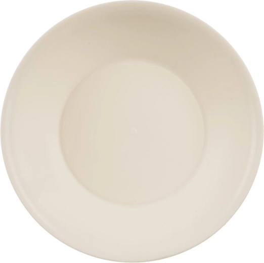 Hlboký plastový tanier Sandy smotanový 18,5 cm