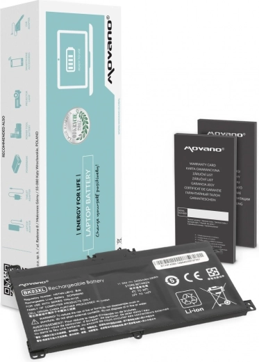 Batéria Movano BK03XL pre HP Pavilion x360 14-ba 3400 mAh 39 Wh