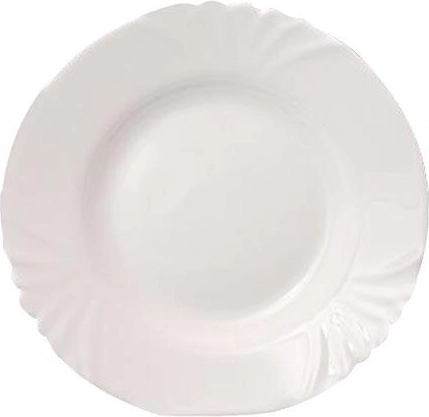 Hlboký tanier z tvrdeného skla Cadix 21,5 cm biely