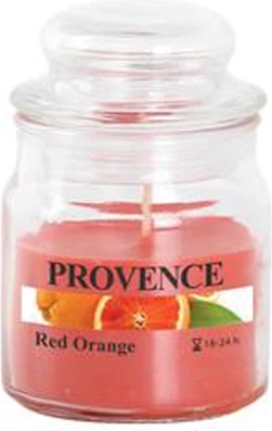 Aromatická sviečka v skle s viečkom červený pomaranč 70 g